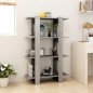 vidaXL Bücherregal/Raumteiler Grau Sonoma 80x30x123,5 cm vidaXL Bücherregal/Raumteiler Grau Sonoma 80x30x123,5 cm
