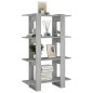 vidaXL Bücherregal/Raumteiler Grau Sonoma 80x30x123,5 cm vidaXL Bücherregal/Raumteiler Grau Sonoma 80x30x123,5 cm