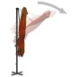 vidaXL Ampelschirm mit Aluminium-Mast Terrakotta-Rot 250x250 cm vidaXL Ampelschirm mit Aluminium-Mast Terrakotta-Rot 250x250 cm