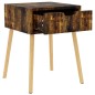 vidaXL Nachttisch Räuchereiche 40x40x56 cm Holzwerkstoff vidaXL Nachttisch Räuchereiche 40x40x56 cm Holzwerkstoff