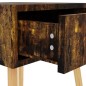 vidaXL Nachttisch Räuchereiche 40x40x56 cm Holzwerkstoff vidaXL Nachttisch Räuchereiche 40x40x56 cm Holzwerkstoff