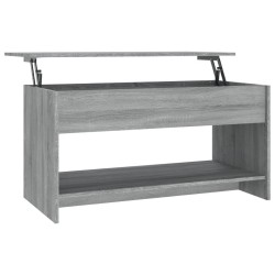 vidaXL Couchtisch Grau Sonoma 102x50x52,5 cm Holzwerkstoff