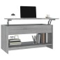 vidaXL Couchtisch Grau Sonoma 102x50x52,5 cm Holzwerkstoff vidaXL Couchtisch Grau Sonoma 102x50x52,5 cm Holzwerkstoff