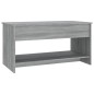 vidaXL Couchtisch Grau Sonoma 102x50x52,5 cm Holzwerkstoff vidaXL Couchtisch Grau Sonoma 102x50x52,5 cm Holzwerkstoff
