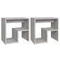 vidaXL Nachttische 2 Stk. Grau Sonoma 40x30x40 cm Holzwerkstoff vidaXL Nachttische 2 Stk. Grau Sonoma 40x30x40 cm Holzwerkstoff