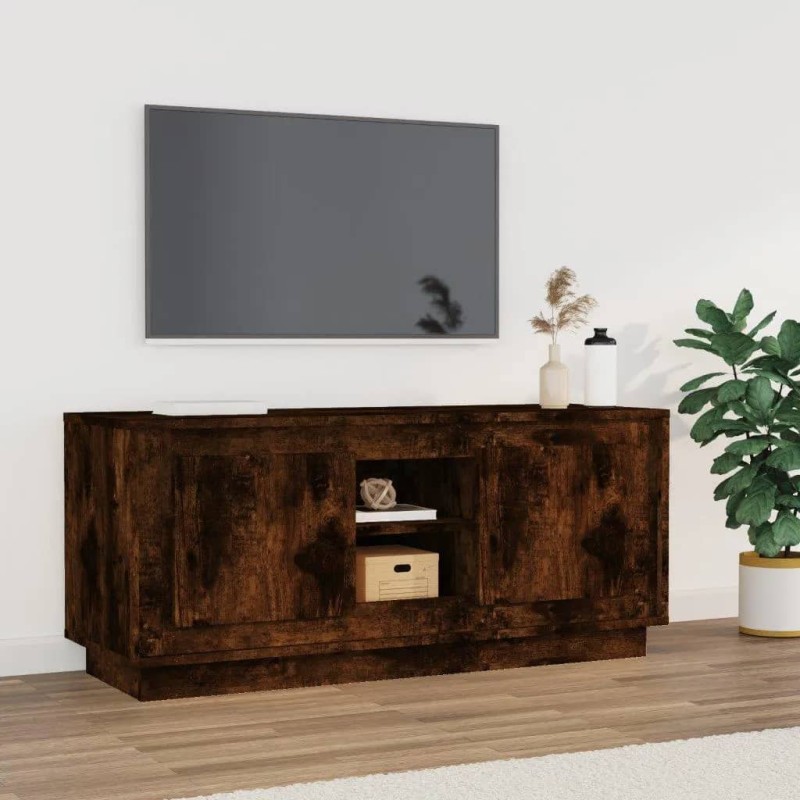 vidaXL TV-Schrank Räuchereiche 102x35x45 cm Holzwerkstoff vidaXL TV-Schrank Räuchereiche 102x35x45 cm Holzwerkstoff