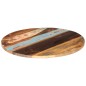 vidaXL Tischplatte Rund 80 cm 25-27 mm Altholz Massiv vidaXL Tischplatte Rund 80 cm 25-27 mm Altholz Massiv