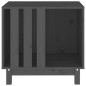 vidaXL Hundehütte Grau 60x45x57 cm Massivholz Kiefer vidaXL Hundehütte Grau 60x45x57 cm Massivholz Kiefer