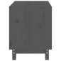 vidaXL Hundehütte Grau 60x45x57 cm Massivholz Kiefer vidaXL Hundehütte Grau 60x45x57 cm Massivholz Kiefer