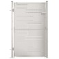 vidaXL Gartentor 100x150 cm Edelstahl vidaXL Gartentor 100x150 cm Edelstahl