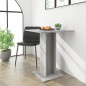 vidaXL Bistrotisch Grau Sonoma 60x60x75 cm Holzwerkstoff vidaXL Bistrotisch Grau Sonoma 60x60x75 cm Holzwerkstoff