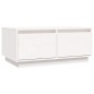 vidaXL Couchtisch Weiß 80x50x35 cm Massivholz Kiefer vidaXL Couchtisch Weiß 80x50x35 cm Massivholz Kiefer