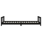 vidaXL Kinderbett Schwarz 90x200 cm Massivholz Kiefer vidaXL Kinderbett Schwarz 90x200 cm Massivholz Kiefer