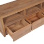 vidaXL TV-Schrank Massivholz Teak mit natürlichem Finish 120×30×40 cm vidaXL TV-Schrank Massivholz Teak mit natürlichem Finish 120×30×40 cm
