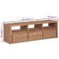 vidaXL TV-Schrank Massivholz Teak mit natürlichem Finish 120×30×40 cm vidaXL TV-Schrank Massivholz Teak mit natürlichem Finish 120×30×40 cm