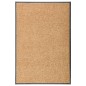 vidaXL Fußmatte Waschbar Creme 60x90 cm vidaXL Fußmatte Waschbar Creme 60x90 cm