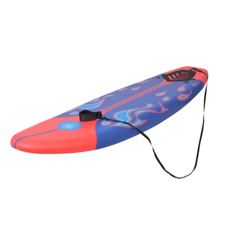 vidaXL Surfboard Blau und Rot 170 cm