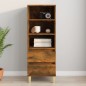 vidaXL Highboard Räuchereiche 40x36x110 cm Holzwerkstoff vidaXL Highboard Räuchereiche 40x36x110 cm Holzwerkstoff