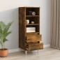 vidaXL Highboard Räuchereiche 40x36x110 cm Holzwerkstoff vidaXL Highboard Räuchereiche 40x36x110 cm Holzwerkstoff