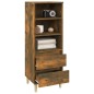 vidaXL Highboard Räuchereiche 40x36x110 cm Holzwerkstoff vidaXL Highboard Räuchereiche 40x36x110 cm Holzwerkstoff