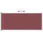 vidaXL Seitenmarkise Ausziehbar 180x500 cm Rot vidaXL Seitenmarkise Ausziehbar 180x500 cm Rot