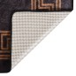 vidaXL Teppich Waschbar 80x300 cm Schwarz und Golden Rutschfest vidaXL Teppich Waschbar 80x300 cm Schwarz und Golden Rutschfest