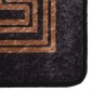 vidaXL Teppich Waschbar 80x300 cm Schwarz und Golden Rutschfest vidaXL Teppich Waschbar 80x300 cm Schwarz und Golden Rutschfest