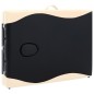 vidaXL Massageliege Klappbar 3-Zonen Aluminiumgestell Schwarz Beige vidaXL Massageliege Klappbar 3-Zonen Aluminiumgestell Schwarz Beige