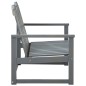 vidaXL Gartenbank Grau 110 cm Massivholz Akazie vidaXL Gartenbank Grau 110 cm Massivholz Akazie