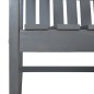 vidaXL Gartenbank Grau 110 cm Massivholz Akazie vidaXL Gartenbank Grau 110 cm Massivholz Akazie