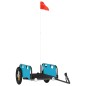 vidaXL Fahrradanhänger Blau Oxford-Gewebe und Eisen vidaXL Fahrradanhänger Blau Oxford-Gewebe und Eisen