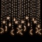 vidaXL Lichterketten Stern und Mond Fernbedienung 345 LEDs Warmweiß vidaXL Lichterketten Stern und Mond Fernbedienung 345 LEDs Warmweiß