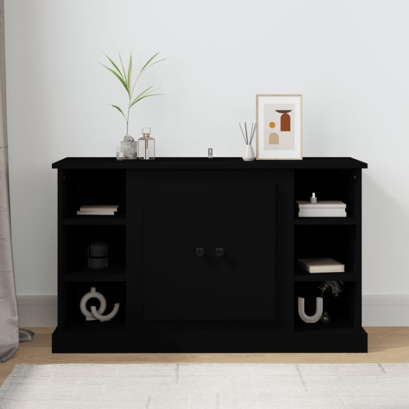 vidaXL Sideboard Schwarz 100x35,5x60 cm Holzwerkstoff vidaXL Sideboard Schwarz 100x35,5x60 cm Holzwerkstoff