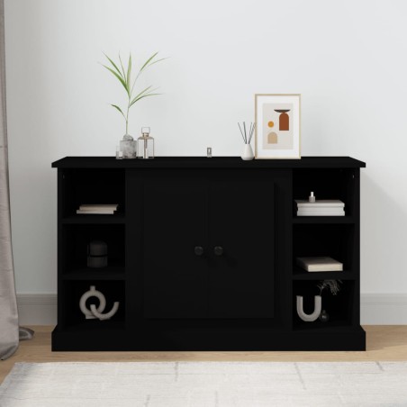 vidaXL Sideboard Schwarz 100x35,5x60 cm Holzwerkstoff