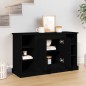 vidaXL Sideboard Schwarz 100x35,5x60 cm Holzwerkstoff vidaXL Sideboard Schwarz 100x35,5x60 cm Holzwerkstoff