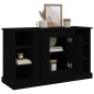 vidaXL Sideboard Schwarz 100x35,5x60 cm Holzwerkstoff vidaXL Sideboard Schwarz 100x35,5x60 cm Holzwerkstoff