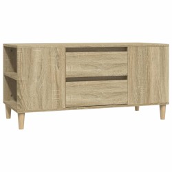 vidaXL TV-Schrank Sonoma-Eiche 102x44,5x50 cm Holzwerkstoff
