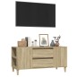 vidaXL TV-Schrank Sonoma-Eiche 102x44,5x50 cm Holzwerkstoff vidaXL TV-Schrank Sonoma-Eiche 102x44,5x50 cm Holzwerkstoff