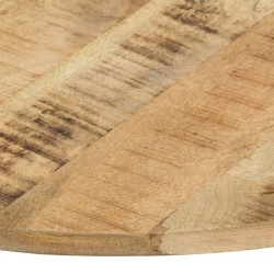 vidaXL Tischplatte Massivholz Mango Rund 15-16 mm 80 cm