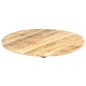 vidaXL Tischplatte Massivholz Mango Rund 15-16 mm 80 cm vidaXL Tischplatte Massivholz Mango Rund 15-16 mm 80 cm