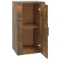 vidaXL Sideboard Räuchereiche 40x33x70 cm Holzwerkstoff vidaXL Sideboard Räuchereiche 40x33x70 cm Holzwerkstoff