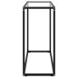 vidaXL Konsolentisch Transparent 80x35x75 cm Hartglas vidaXL Konsolentisch Transparent 80x35x75 cm Hartglas