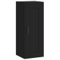 vidaXL Wandschrank Schwarz 34,5x34x90 cm Holzwerkstoff vidaXL Wandschrank Schwarz 34,5x34x90 cm Holzwerkstoff