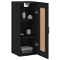 vidaXL Wandschrank Schwarz 34,5x34x90 cm Holzwerkstoff vidaXL Wandschrank Schwarz 34,5x34x90 cm Holzwerkstoff