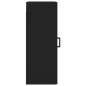 vidaXL Wandschrank Schwarz 34,5x34x90 cm Holzwerkstoff vidaXL Wandschrank Schwarz 34,5x34x90 cm Holzwerkstoff