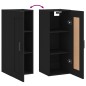 vidaXL Wandschrank Schwarz 34,5x34x90 cm Holzwerkstoff vidaXL Wandschrank Schwarz 34,5x34x90 cm Holzwerkstoff