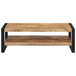 vidaXL Couchtisch 120x55x40 cm Massivholz Mango