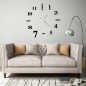 vidaXL 3D-Wanduhr Modernes Design 100 cm XXL Schwarz vidaXL 3D-Wanduhr Modernes Design 100 cm XXL Schwarz