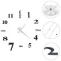vidaXL 3D-Wanduhr Modernes Design 100 cm XXL Schwarz vidaXL 3D-Wanduhr Modernes Design 100 cm XXL Schwarz