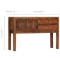 vidaXL Sideboard 118x30x75 cm Massivholz Mango vidaXL Sideboard 118x30x75 cm Massivholz Mango